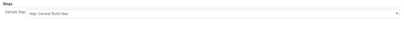 Sample Step DropDown